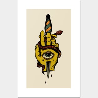 the hand Posters and Art